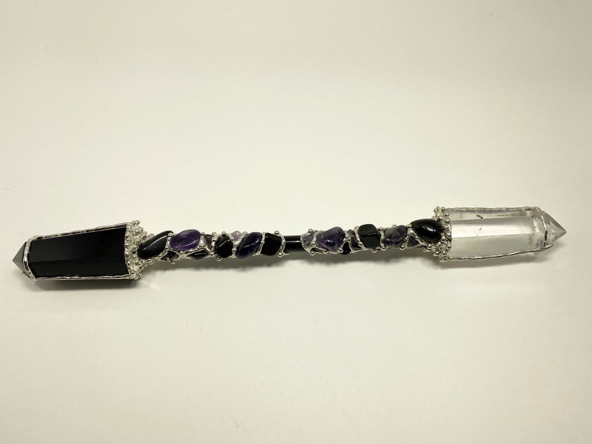 Healing crystal wand