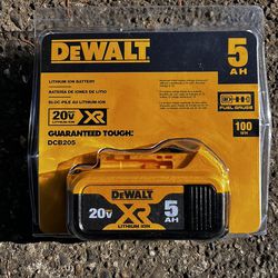Dewalt DCB205 20v Max XR 5AH La-ion Battery BRAND NEW Thumbnail