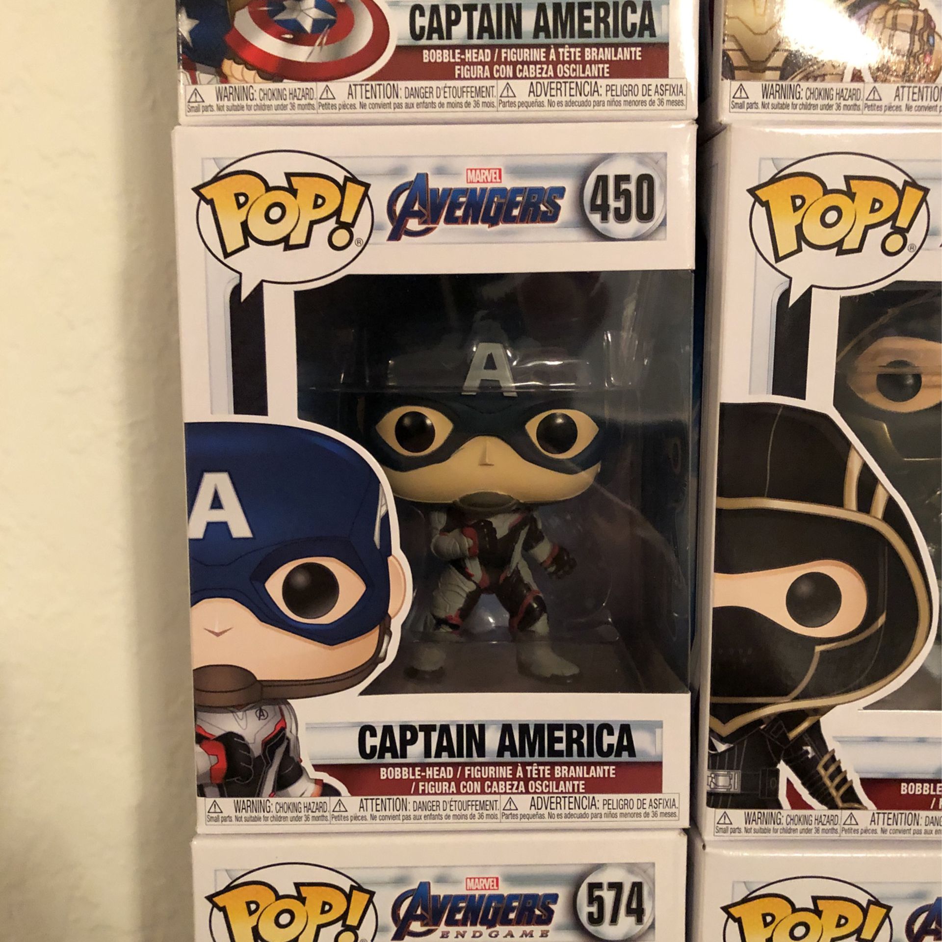 Funko Pop  Captain America 450 Avengers End Game Brand New In Box