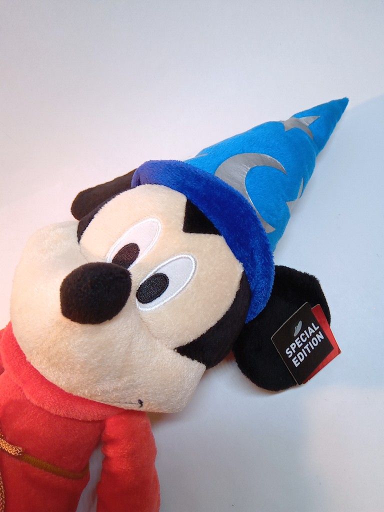 Mickey Mouse The Sorcerer's Apprentice 18" Fantasia Plush Special Edition DISNEY