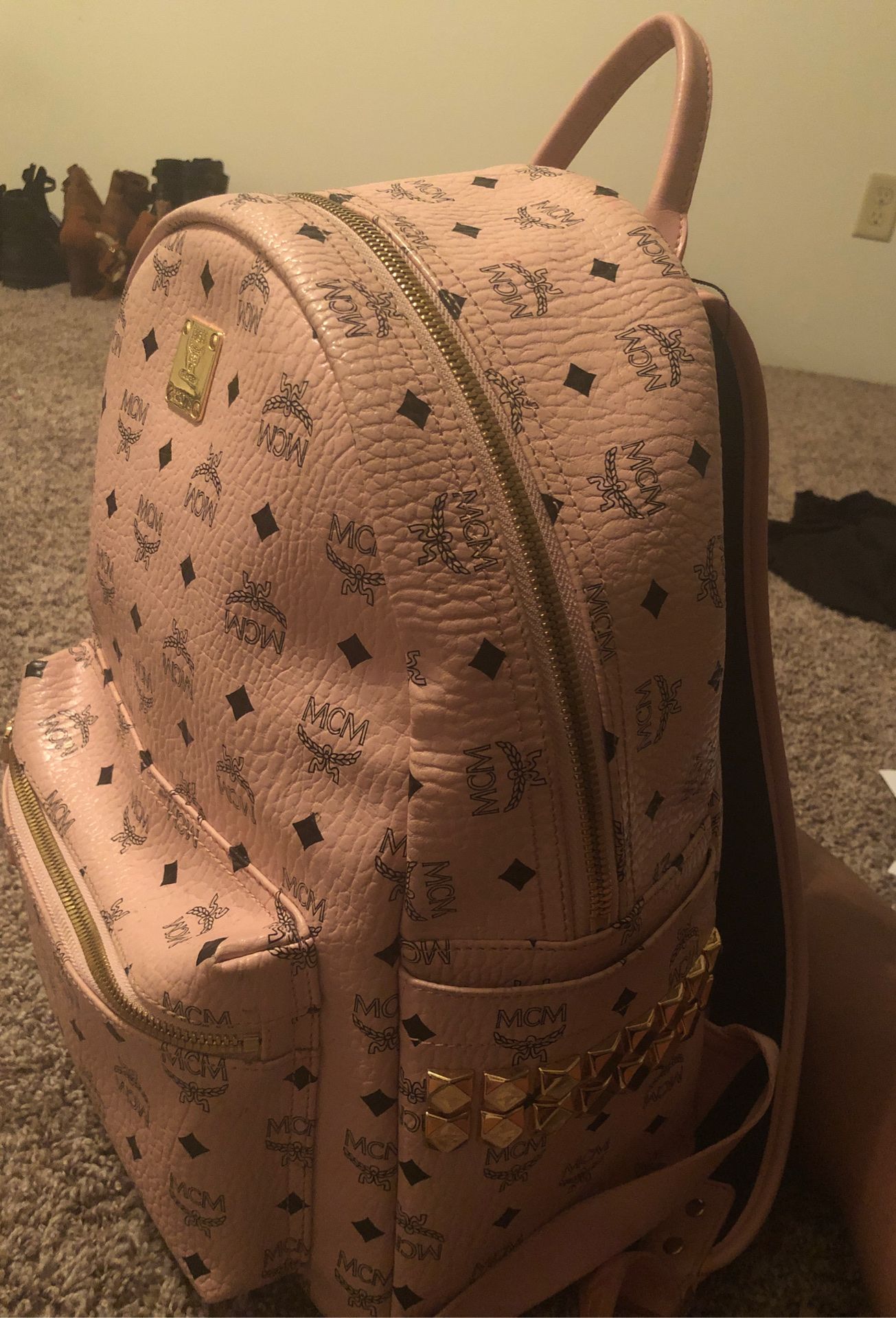 MCM Backpack (PINK)