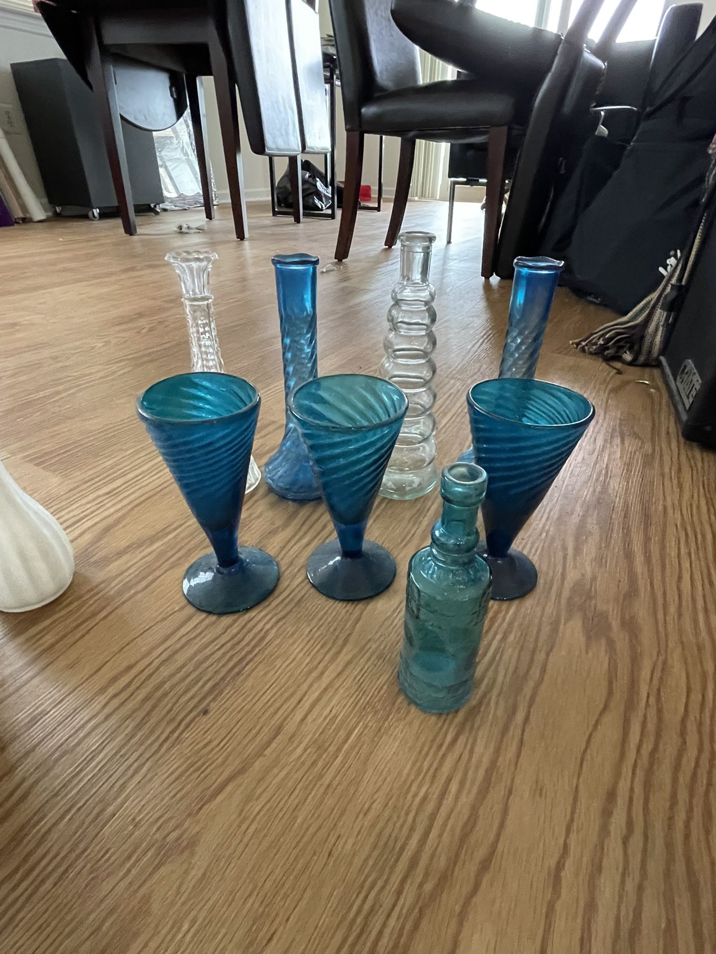 Milk Glass/Bud Vase Collection 