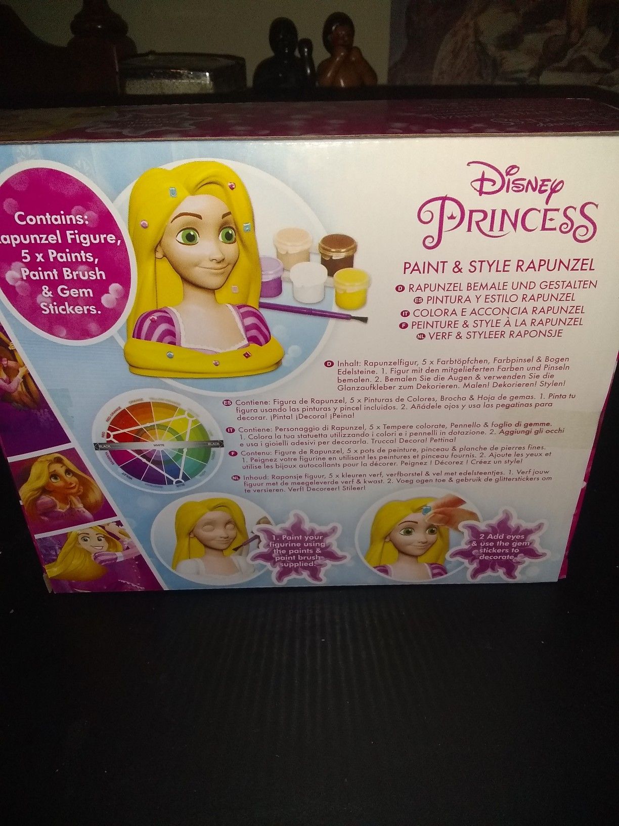 Brand New Disney Princess Paint & Style Rapunzel
