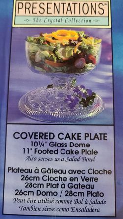 Cake Plate with Dome Thumbnail