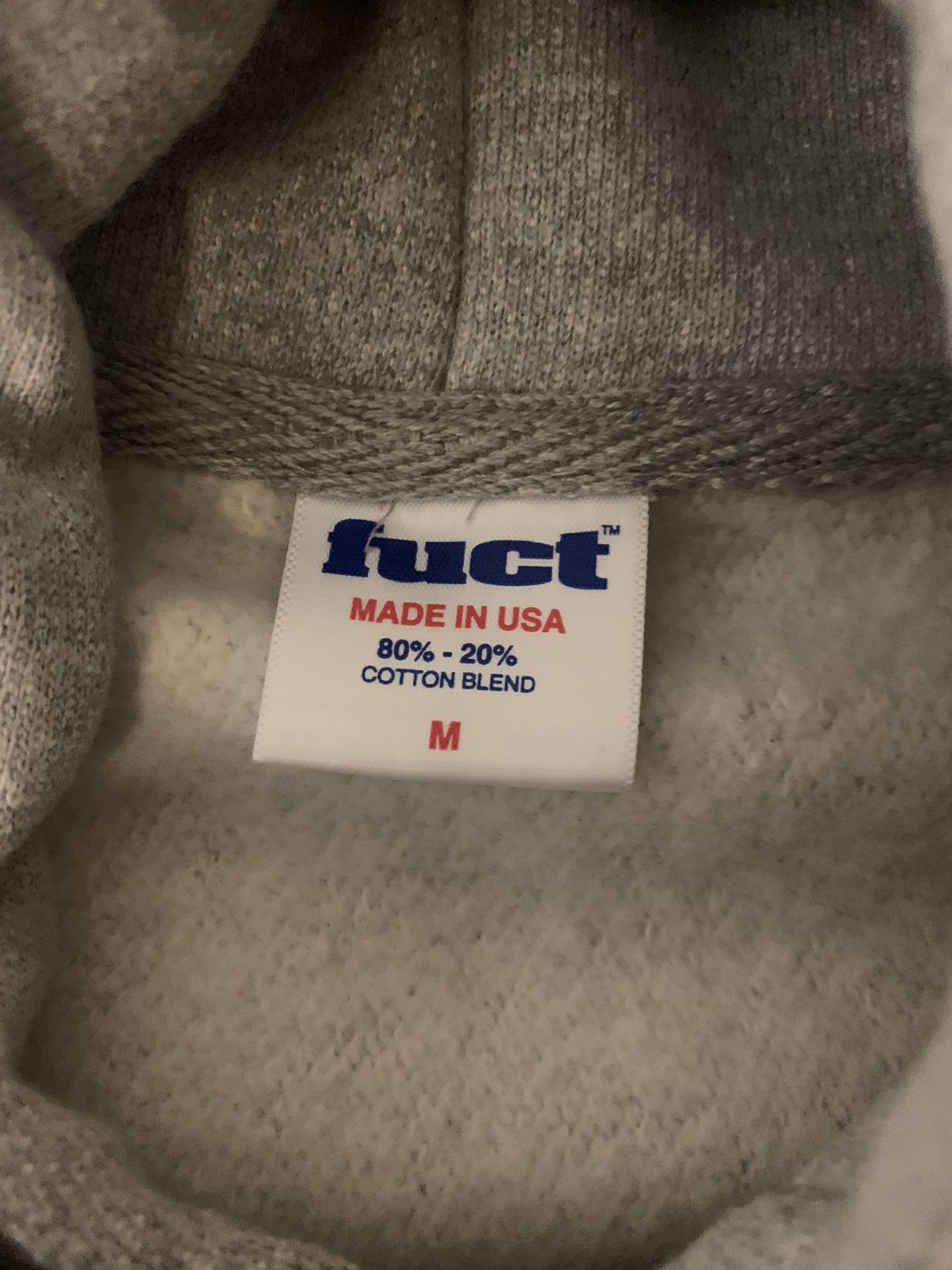 Fuct OG Logo Reverse Weave Hoodie