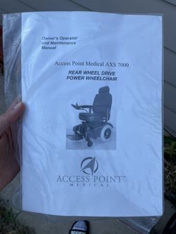 Access Point Medical AXS 7000 Power Wheelchair Thumbnail