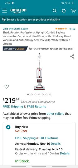 Shark vacuum Thumbnail