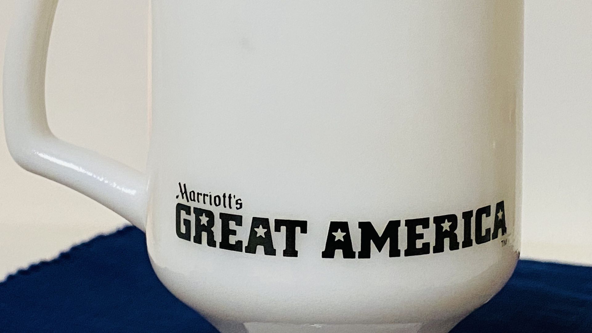 Vintage, Marriot’s Great America, Looney Toon’s, Tweety Bird, Milk Glass, Mug,