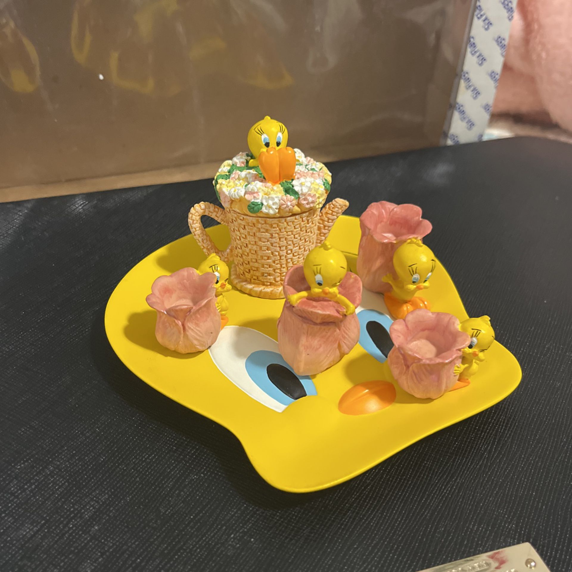 Vintage Mini Tweety Bird Tea Set