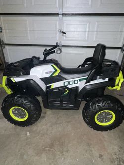 Kids Electric 4-Wheeler ATV Quad with MP3 and LED Lights Thumbnail