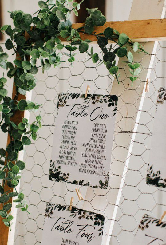 Costum Made Wedding Seating Chart. 