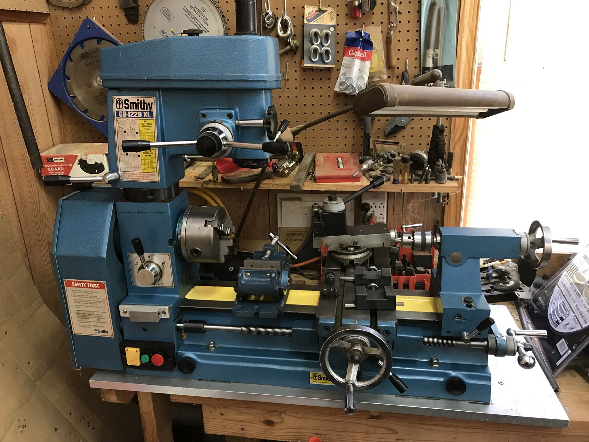 Smithy Lathe/Mill/Drill combo with lots of extras for Sale in