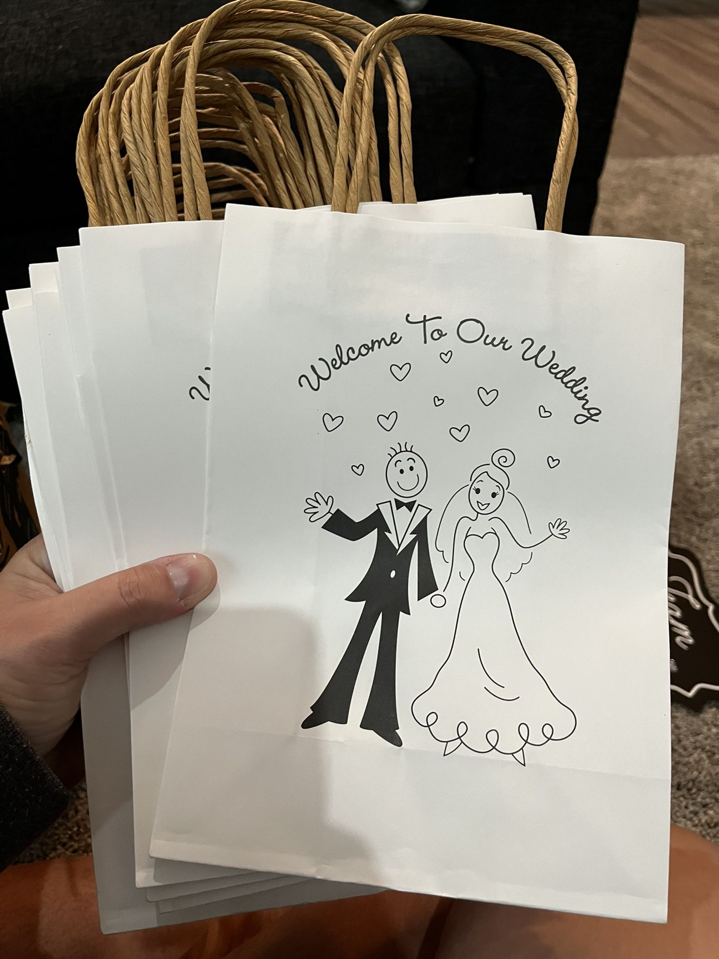 Kids Table Activity Books And Bags -wedding