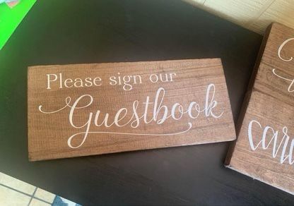 Wooden Wedding Signs