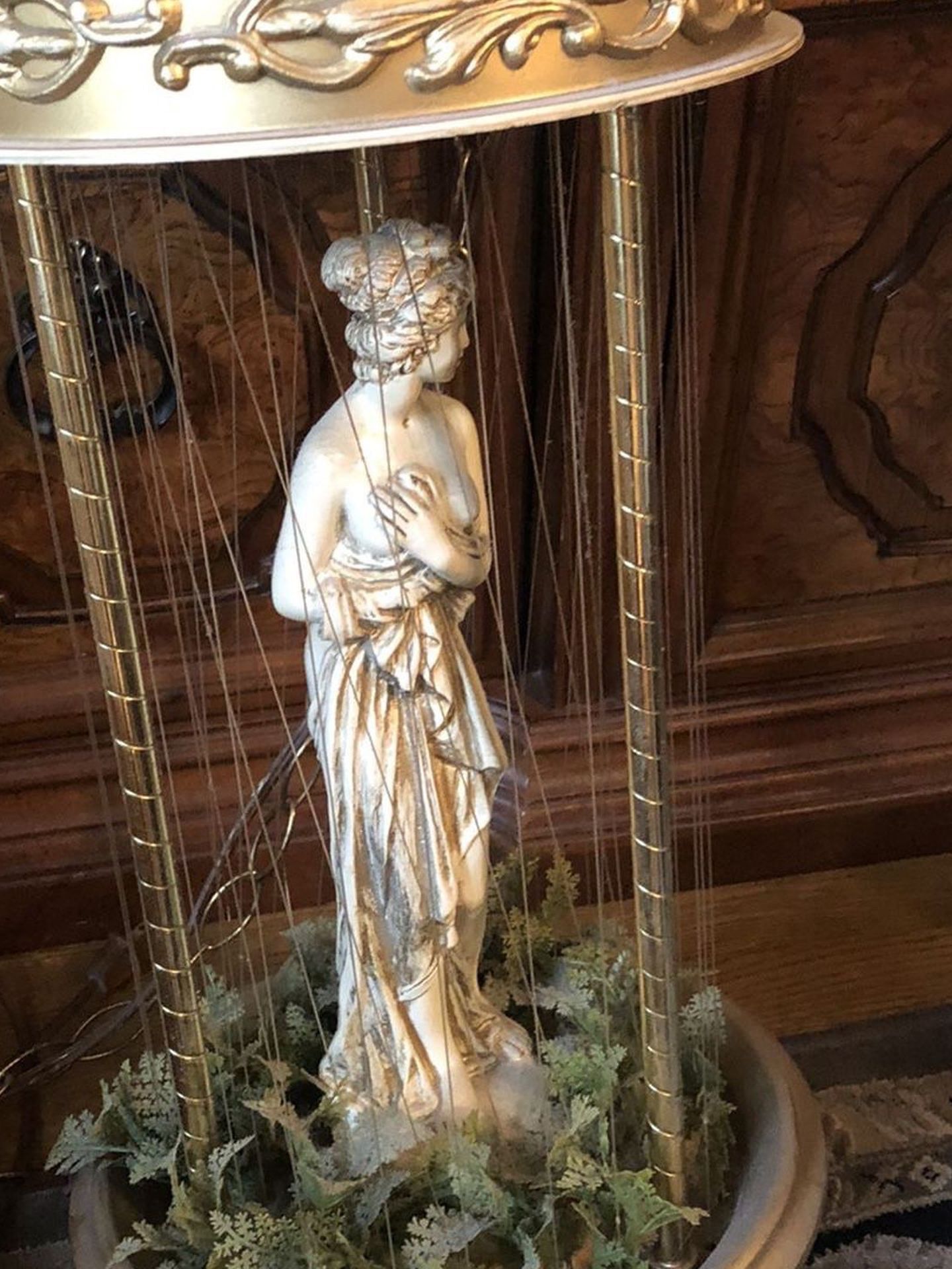 Hanging Rain Lamp Vintage 33 Inch with Vintage