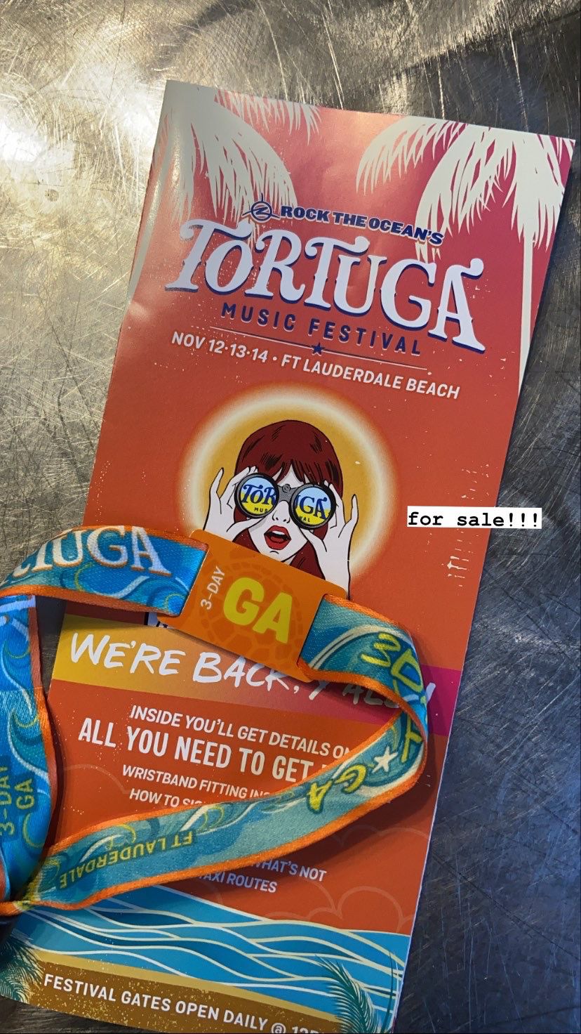 3-day GA Tortuga Ticket 