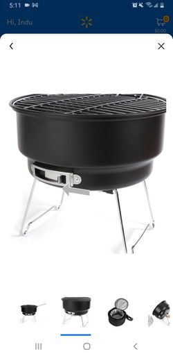 Ozark Trail Portable Charcoal Grill with Cooler Bag, Black

 Thumbnail