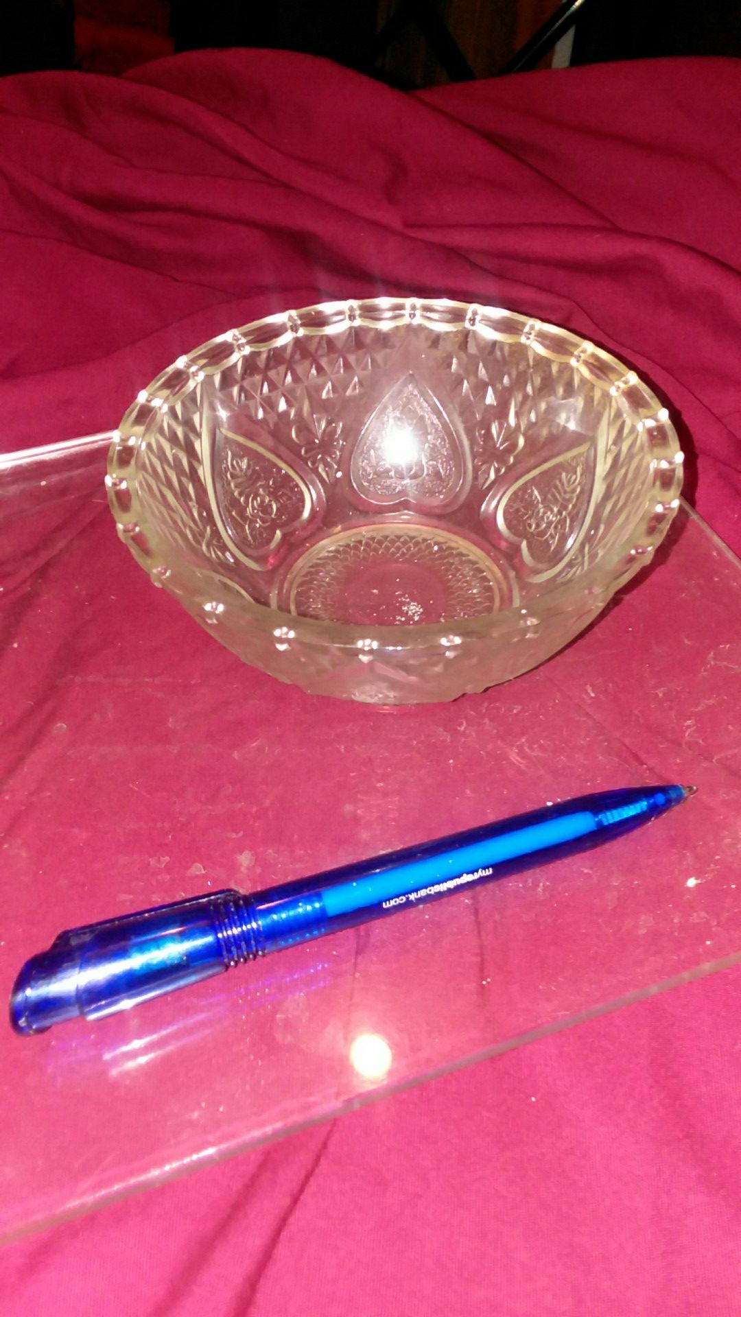 Glass Candy Dish with Lid