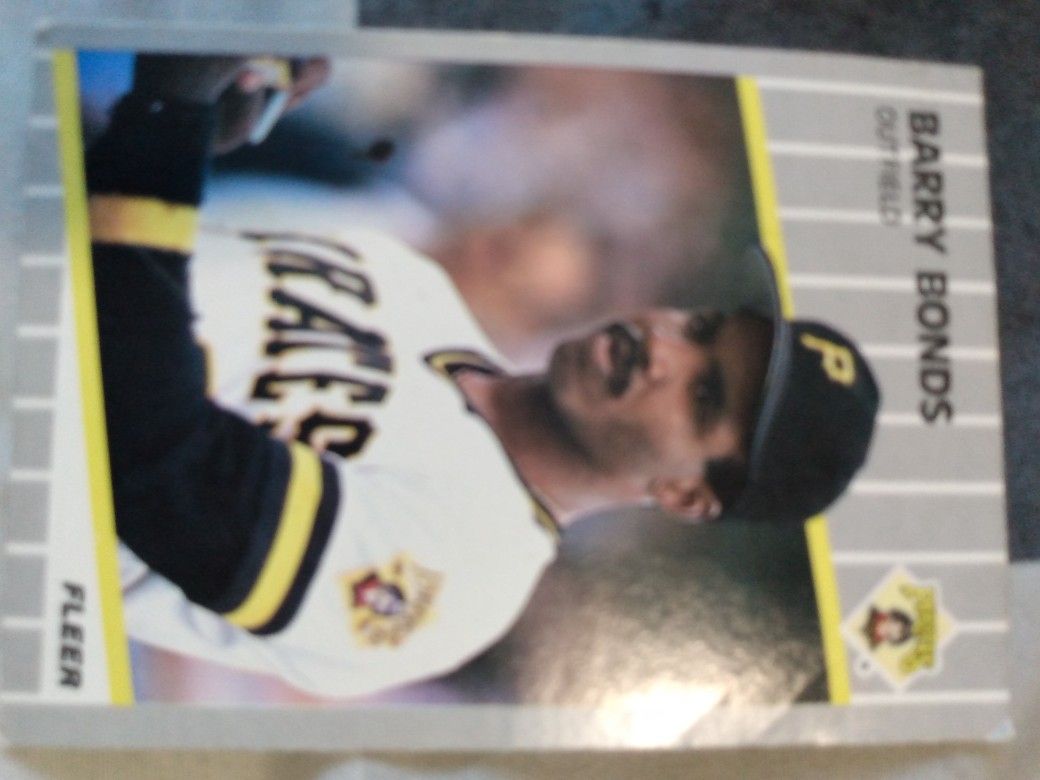 Barry Bonds,Topps Rookies Card,#320,Barry Bonds Fleer Card #202,Tony Gwynn, Donruss,1990#705.Bo Jackson,Topps 1989 Card #85AS-11