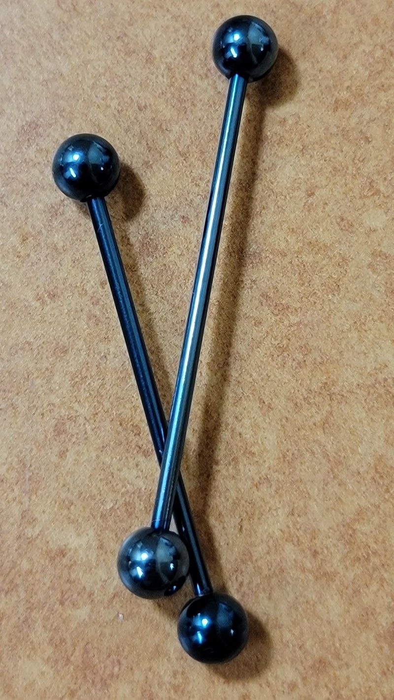 14 Gauge industrial ear Jewelry