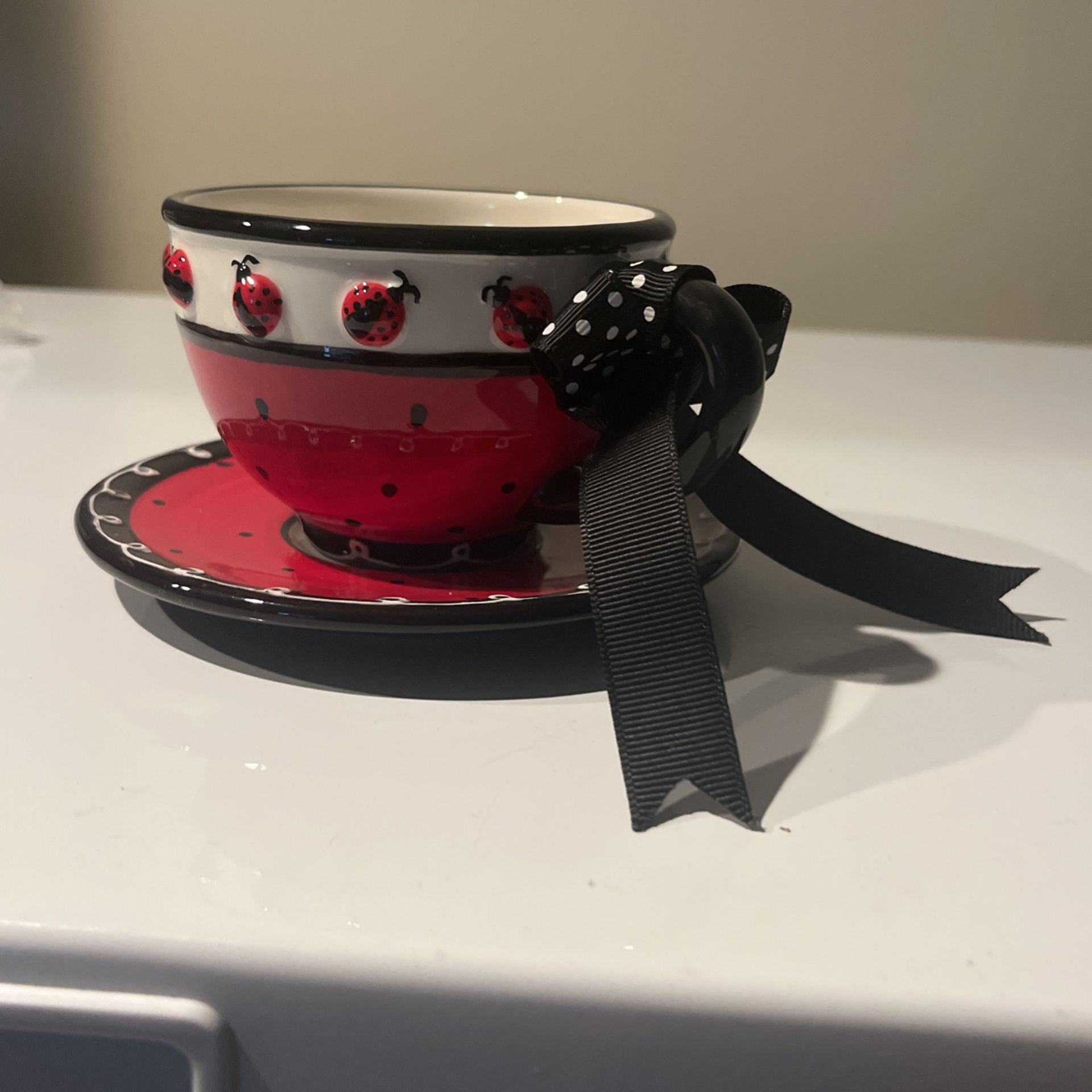 Ladybug Teacup