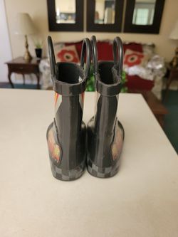 Disney cars neat cars rain boots size 7 little kids Thumbnail