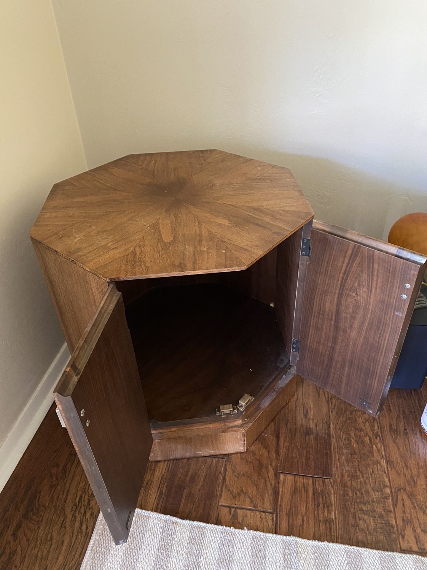 Octagonal Side Table MCM