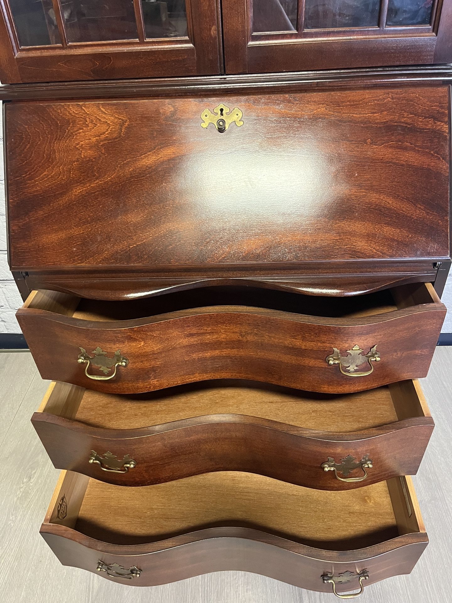 Vintage Wooden Secretary Desk