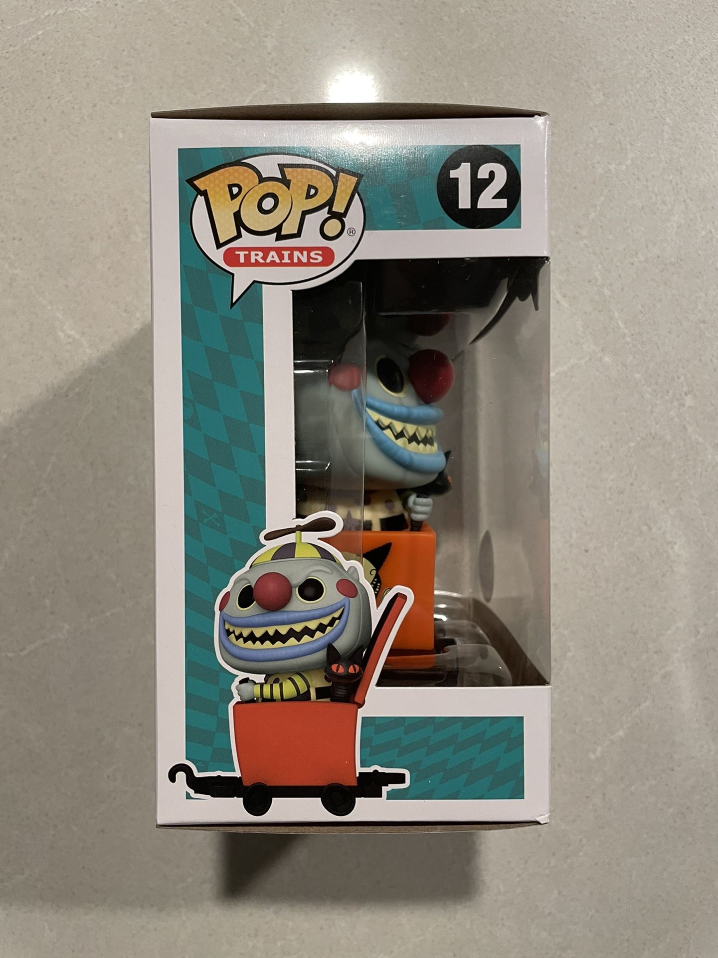 Clown Jack In The Box Cart Funko Pop Shop Exclusive Disney Nightmare Before Christmas Train 12 with protector NBC