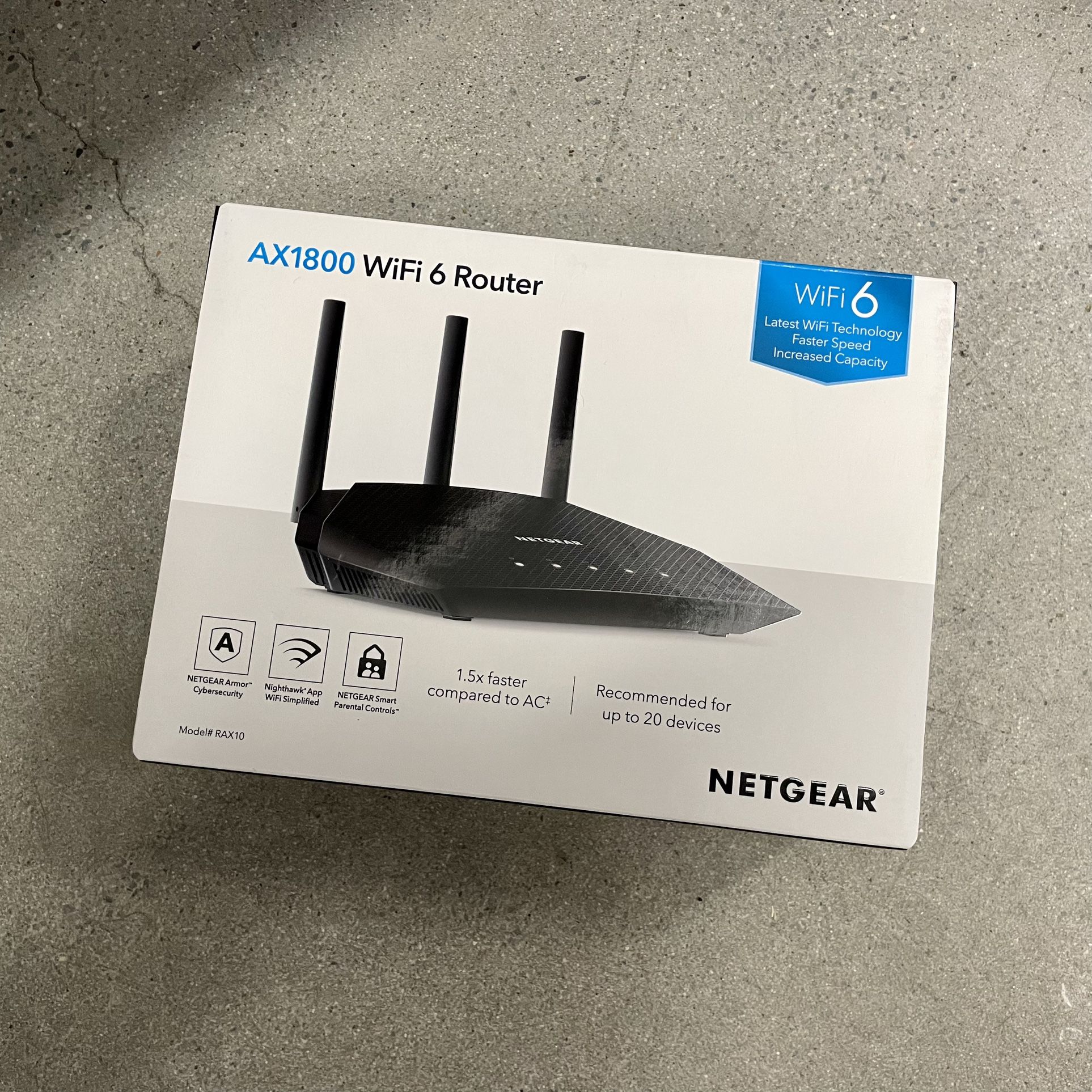 Netgear AX1800 Wifi 6 Router