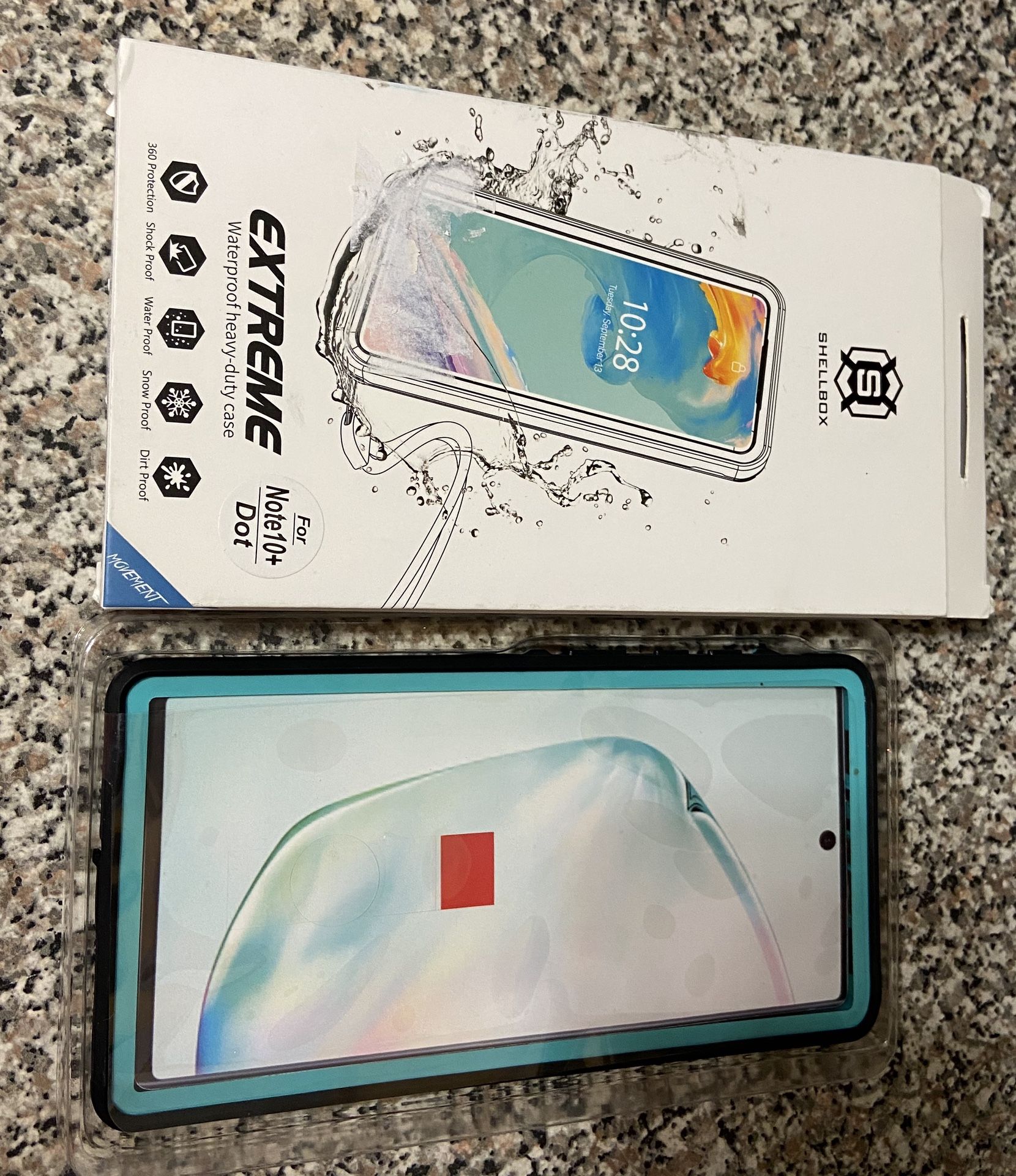 Shellbox Extreme Waterproof Heavy-Duty Case Samsung Galaxy Note 10+ Grass Blue