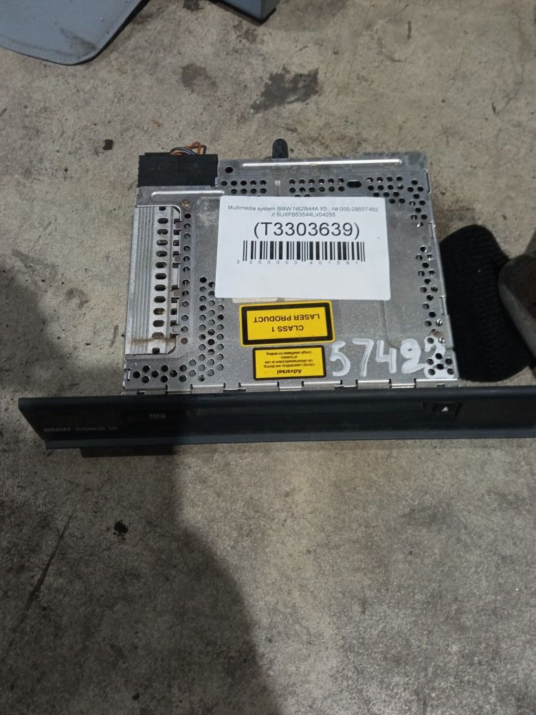 Multimedia System For 2004 BMW X5 Stock 57492