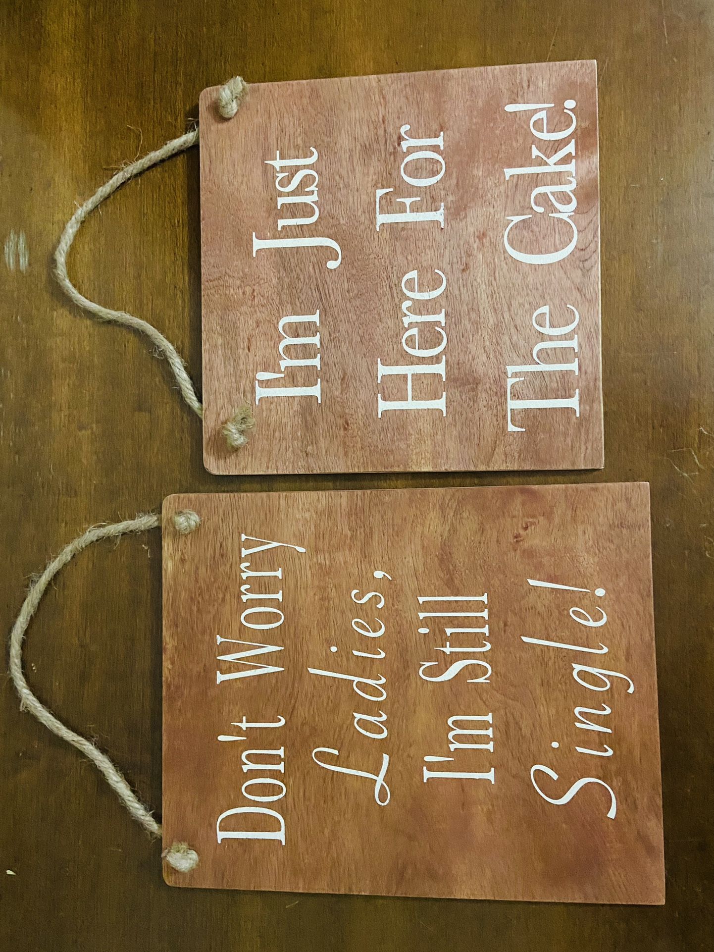 Wedding Signs for page boys