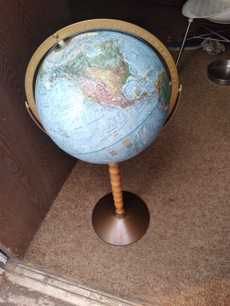 Replogle Globe. 12 Inch Land And Sea