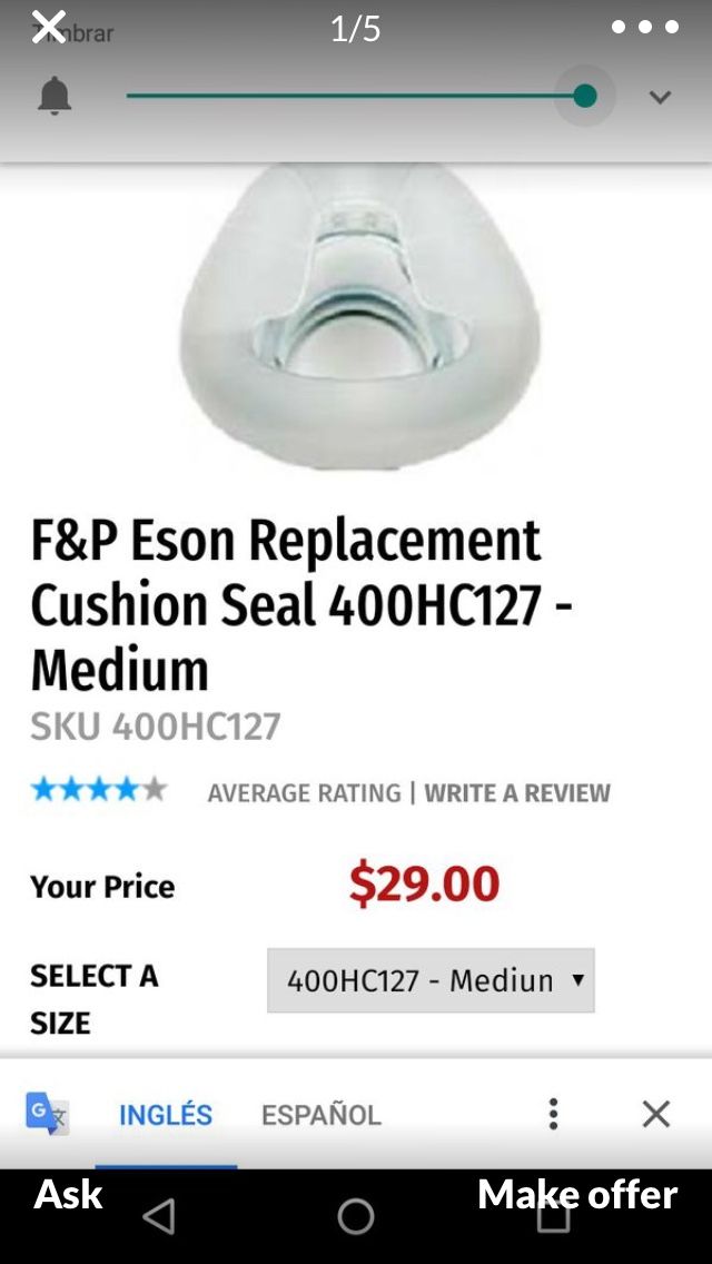Eson replacement cushion seal for cpap machine