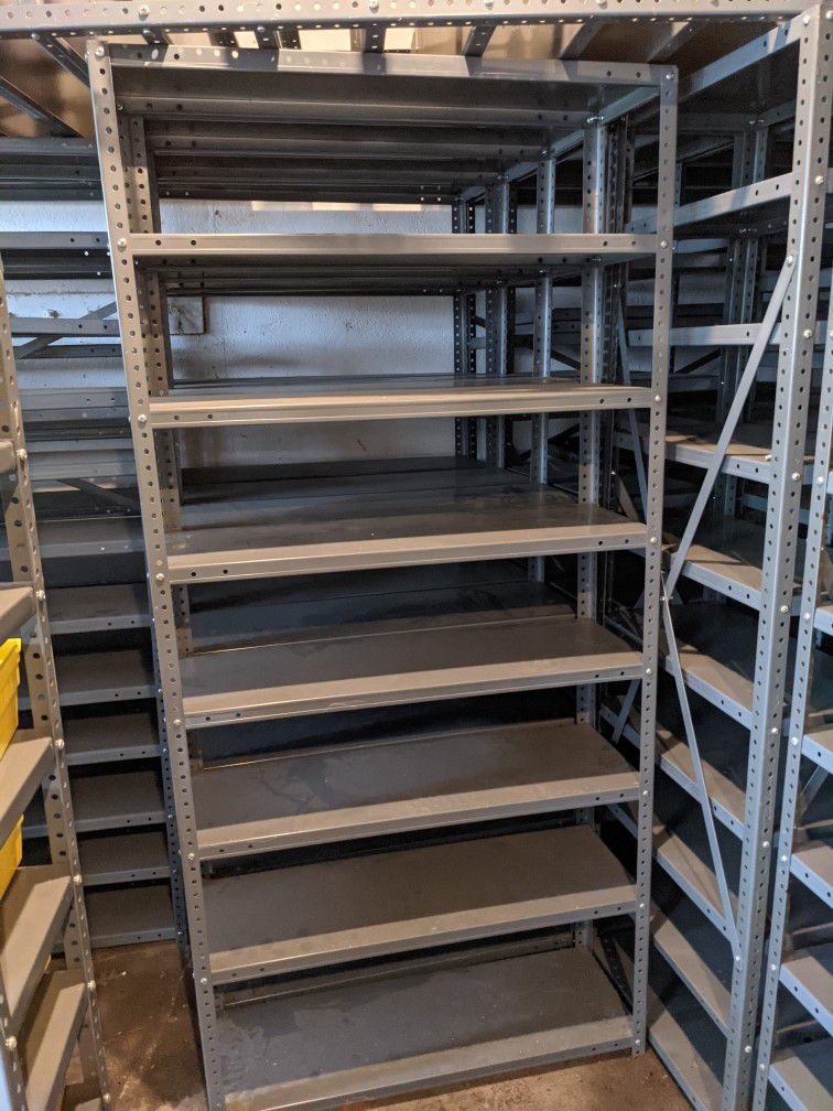 Warehouse metal shelves use for garage workshop Tri-boro 36x12x72
