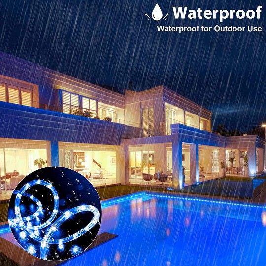 Rope Lights 99ft 720 LED 8 Modes Twinkle Durable Flexible Lights with Timer & Memory for Xmas Decor Patio Pool Bedroom Landscape Lighting