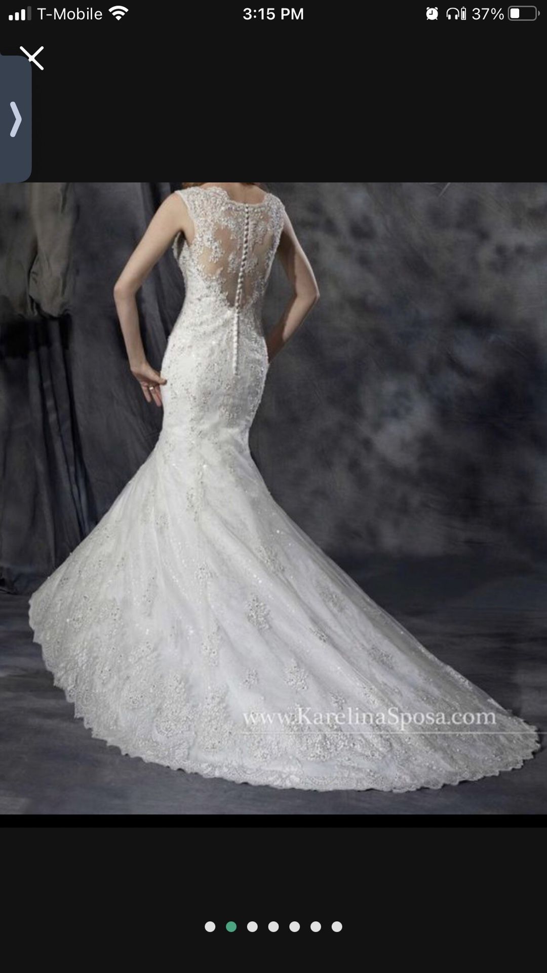 Beautiful Mermaid Style Wedding Dress