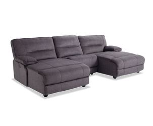 3 Piece Dual Power Reclining Chaise Sectional  Thumbnail