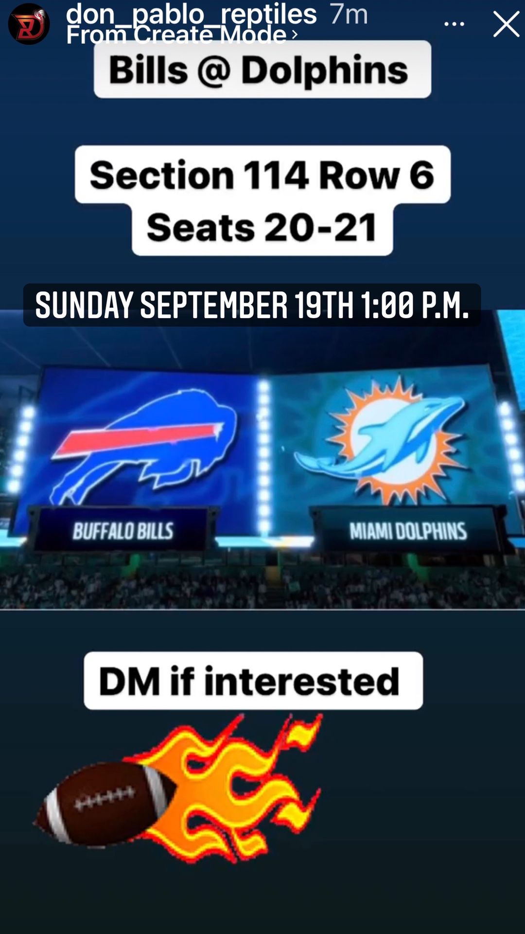 Bills vs Dolphins NFL Game Tickets 