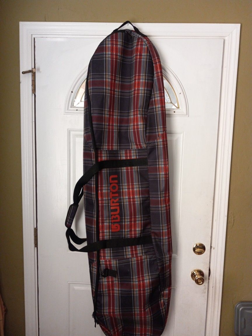 Burton Red Plaid 156cm Snowboard Bag
