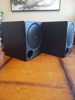 2 Sony Home Theater Subwoofers  Thumbnail