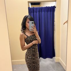 Cheetah Print dress Thumbnail