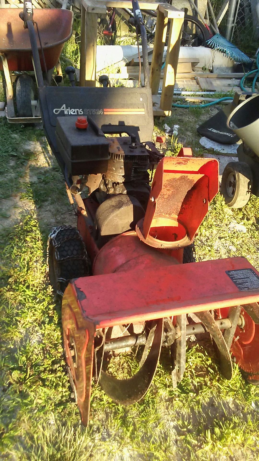 Ariens st524 snowblower 5 horsepower for sale or trade for Sale in ...