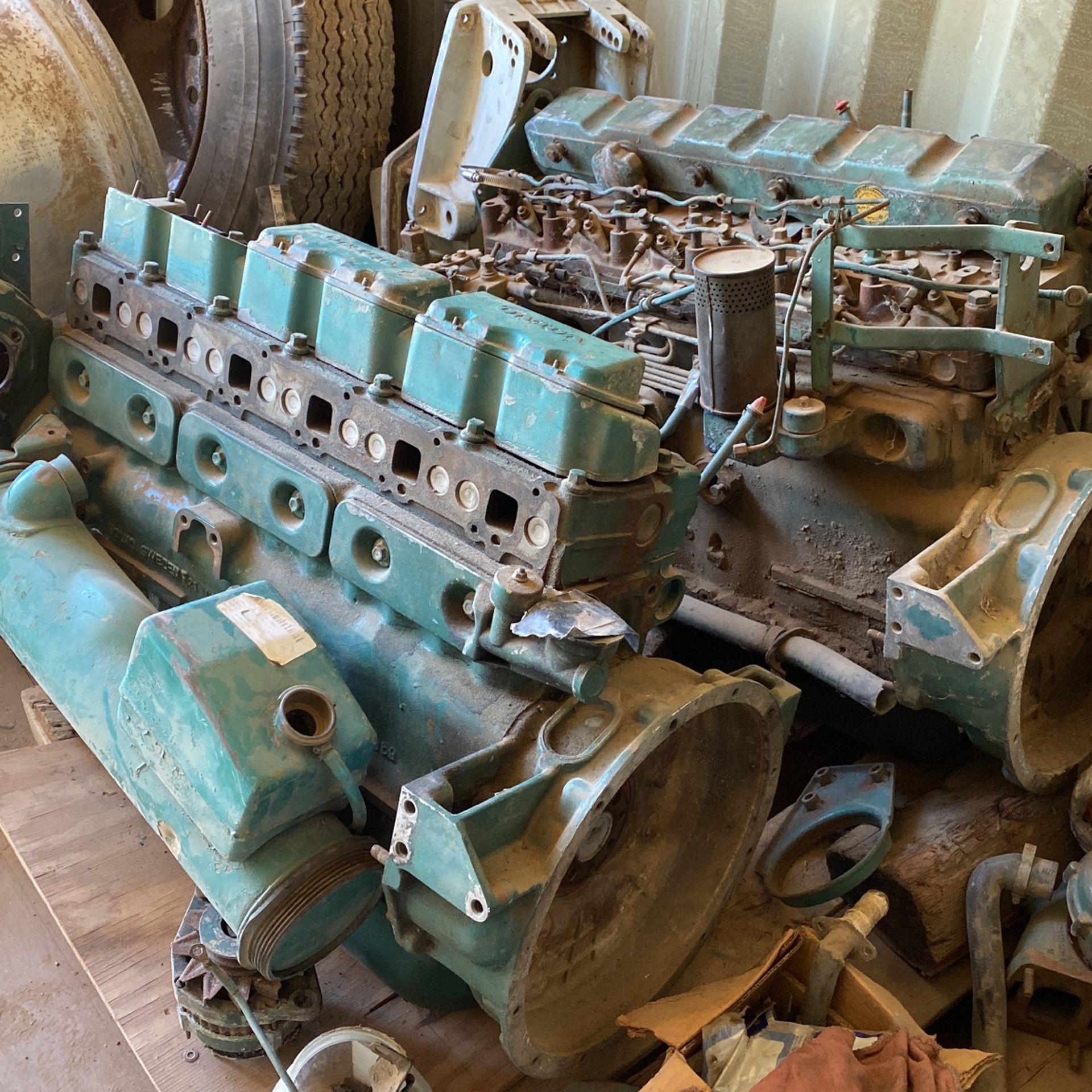 2 Volvo Penta Motors 41b & 40a For Parts