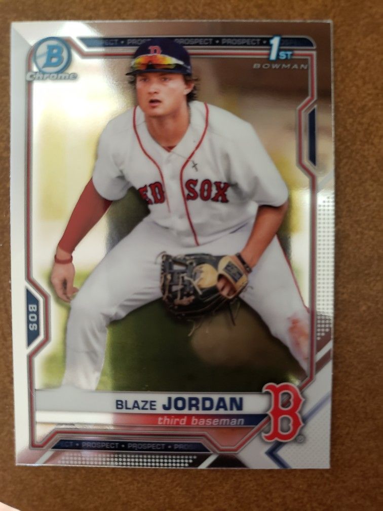 2021 Bowman Chome 1st Bowman Blaze Jordan