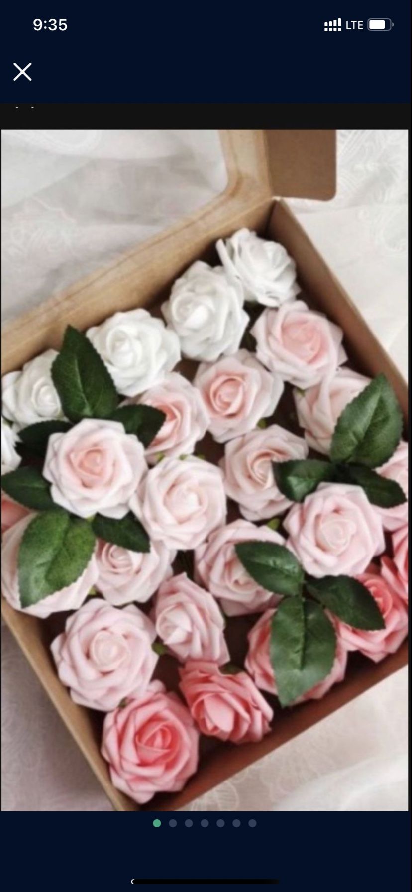 25stems Faux Roses (1 Box)