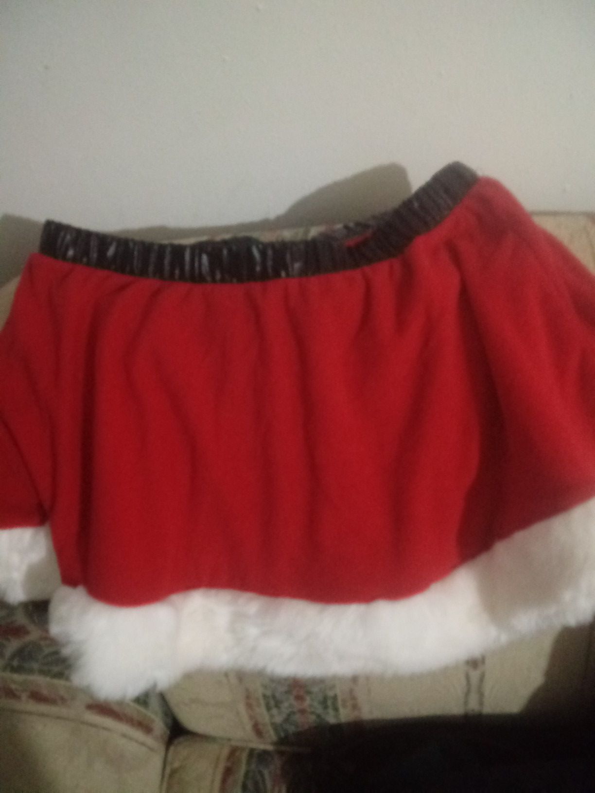 SZ Large Christmas Mrs. Santa or Elf Skirt