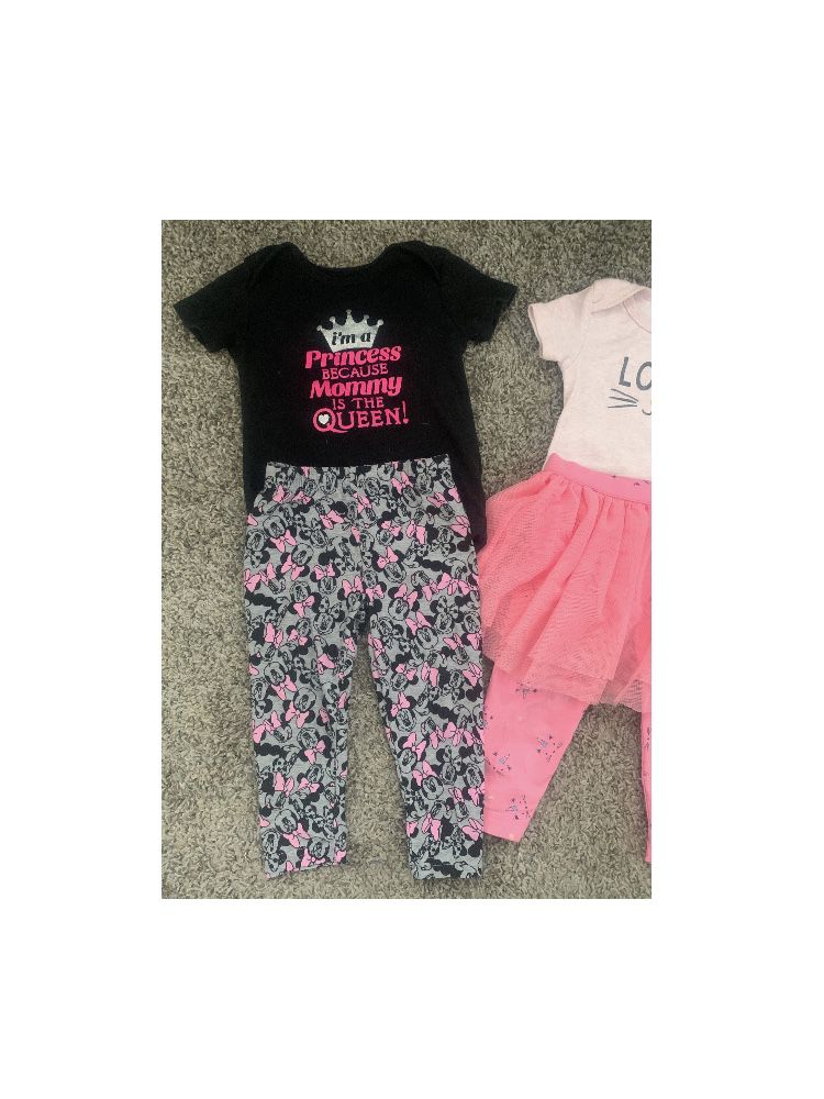 Size 18 Months, Girls Baby Clothing Bundle Dresses Onesies Tops Bottoms