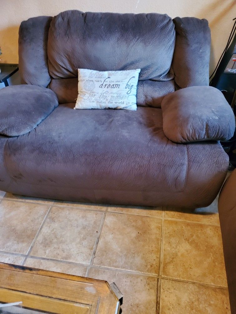 Couch And Oversized Electric Chair Only